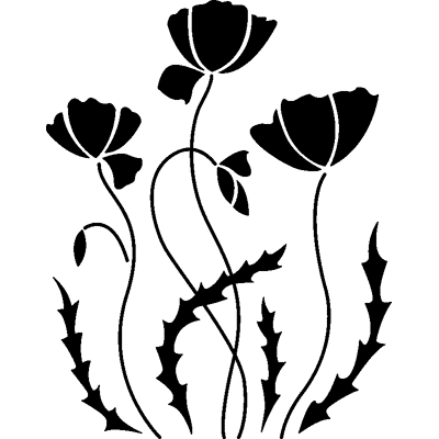 Ambiance-sticker Sticker Fleur coquelicots - Publicité Ambiance-sticker Sticker Fleur coquelicots - Publicité