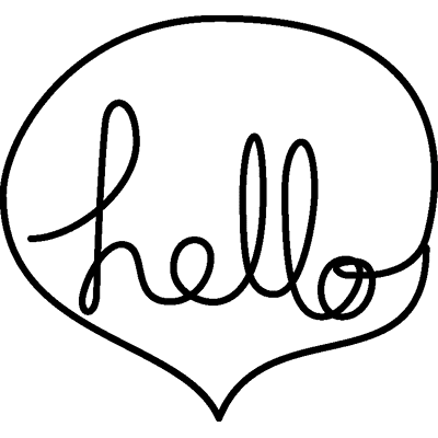 NC Sticker Hello - Publicité NC Sticker Hello - Publicité