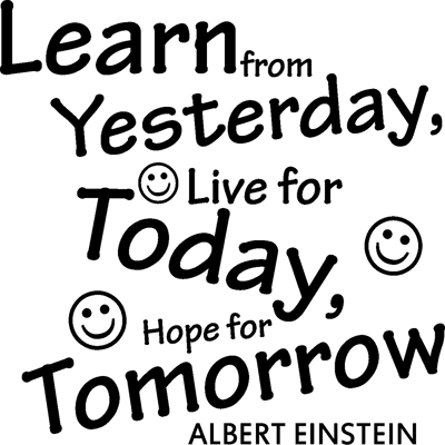 Ambiance-sticker Sticker Hope for tomorrow (Albert Einstein) - Publicité Ambiance-sticker Sticker Hope for tomorrow (Albert Einstein) - Publicité