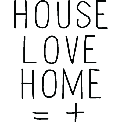 NC Sticker House + Love = Home - Publicité NC Sticker House + Love = Home - Publicité