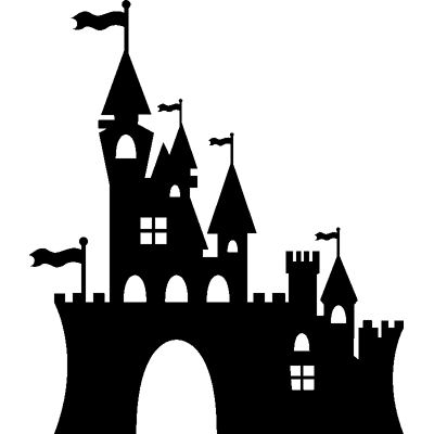 Sticker Le château du prince et de la princesse - Publicité Sticker Le château du prince et de la princesse - Publicité