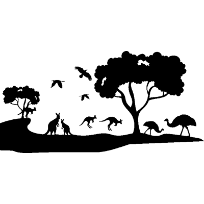 NC Sticker Les animaux d'Australie - Publicité NC Sticker Les animaux d'Australie - Publicité