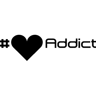 NC Sticker Love addict - Publicité NC Sticker Love addict - Publicité