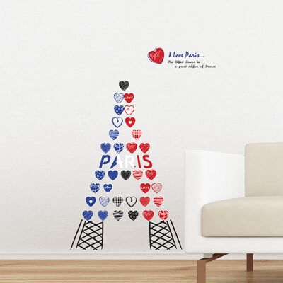 Ambiance-sticker Sticker Love Paris - Publicité Ambiance-sticker Sticker Love Paris - Publicité