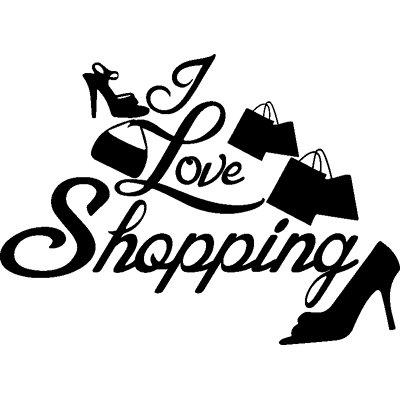 NC Sticker mode i Love shopping - Publicité NC Sticker mode i Love shopping - Publicité