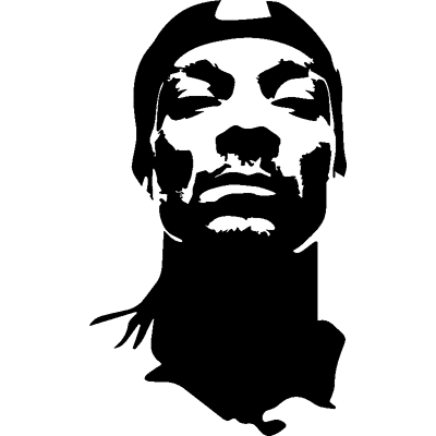 Ambiance-sticker Sticker musique portait snoop doggy dogg - Publicité Ambiance-sticker Sticker musique portait snoop doggy dogg - Publicité