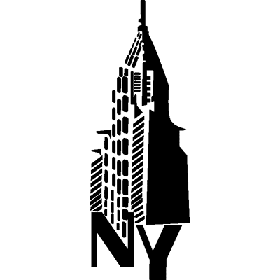 NC Sticker New York Empire states building NY - Publicité NC Sticker New York Empire states building NY - Publicité