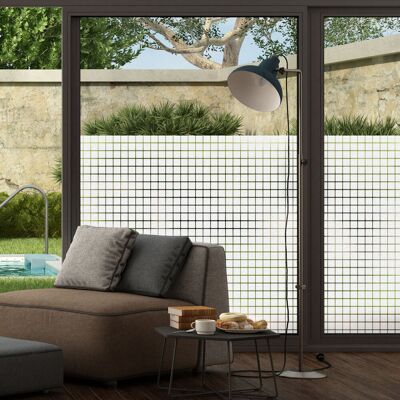 Ambiance-sticker Sticker occultant vitrostatique carrés - translucide opaque - 2 mètres x 45 cm - Publicité Ambiance-sticker Sticker occultant vitrostatique carrés - translucide opaque - 2 mètres x 45 cm - Publicité