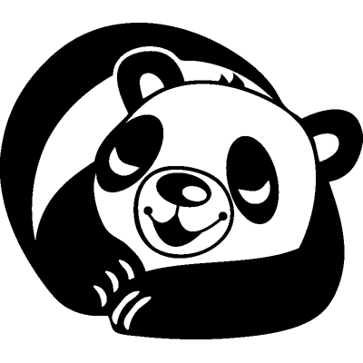 Ambiance-sticker Sticker panda dormeur - Publicité Ambiance-sticker Sticker panda dormeur - Publicité