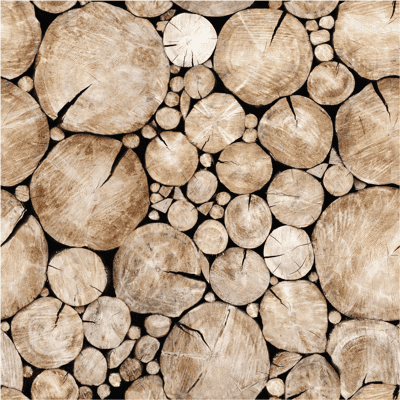 Ambiance-sticker - Kansas Wood Logs - Sticker - Publicité Ambiance-sticker - Kansas Wood Logs - Sticker - Publicité