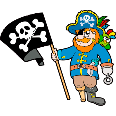 Ambiance-sticker Sticker pirate et son perroquet - Publicité Ambiance-sticker Sticker pirate et son perroquet - Publicité