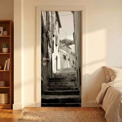 Ambiance-sticker Sticker porte Little street 204 x 83 cm - Publicité Ambiance-sticker Sticker porte Little street 204 x 83 cm - Publicité