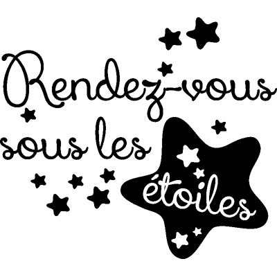 NC Sticker Rendez-vous sous les étoiles - Publicité NC Sticker Rendez-vous sous les étoiles - Publicité