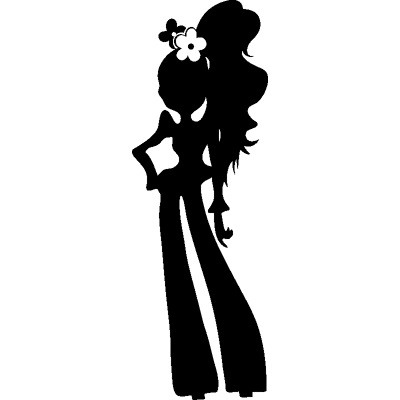 Ambiance-sticker Sticker silhouette fille glamour - Publicité Ambiance-sticker Sticker silhouette fille glamour - Publicité