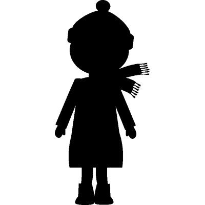 Ambiance-sticker Sticker silhouette petite fille - Publicité Ambiance-sticker Sticker silhouette petite fille - Publicité