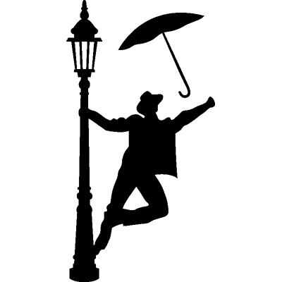 NC Sticker Singing in the rain - Publicité NC Sticker Singing in the rain - Publicité