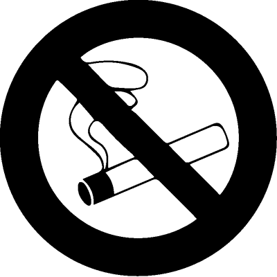 NC Sticker Symbole no smoking - Publicité NC Sticker Symbole no smoking - Publicité