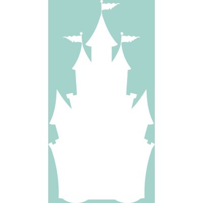 Sticker tableau blanc Design château - Publicité Sticker tableau blanc Design château - Publicité