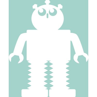 Ambiance-sticker - Silhouette robot - Silhouette - Robot - Stickers muraux - Publicité Ambiance-sticker - Silhouette robot - Silhouette - Robot - Stickers muraux - Publicité