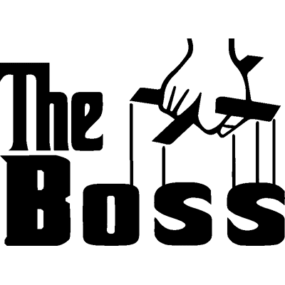 NC Sticker The boss - Publicité NC Sticker The boss - Publicité