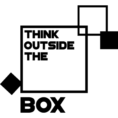 NC Sticker Think outside the box - Publicité NC Sticker Think outside the box - Publicité