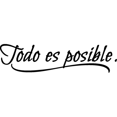 NC Sticker Todo es posible - Publicité NC Sticker Todo es posible - Publicité