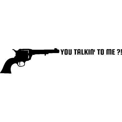 NC Sticker You talkin'to me?! - Publicité NC Sticker You talkin'to me?! - Publicité