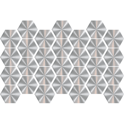 Ambiance-sticker Stickers carreaux de ciment hexagones gris acier - Publicité Ambiance-sticker Stickers carreaux de ciment hexagones gris acier - Publicité