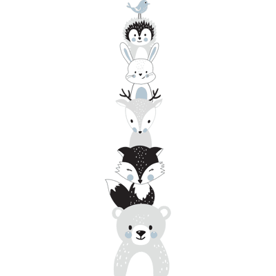Ambiance-sticker Stickers chambre enfant animaux rigolos - Publicité Ambiance-sticker Stickers chambre enfant animaux rigolos - Publicité