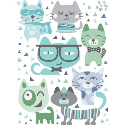 Ambiance-sticker Stickers chats déguisés - Publicité Ambiance-sticker Stickers chats déguisés - Publicité