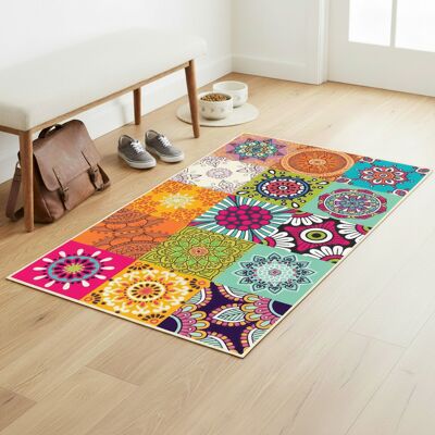 Ambiance-sticker Tapis vinyle carrelages Azteka - 60 x 100 cm - Publicité Ambiance-sticker Tapis vinyle carrelages Azteka - 60 x 100 cm - Publicité