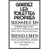 Ambiance-sticker Sticker citation Gardez les toilettes propres