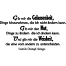 Ambiance-sticker Sticker citation Gib mir die Gelassenhiet - Friedrich Christoph Oetinger