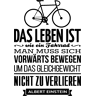 NC Sticker Das leben ist wie ein fahrrad – Albert Einstein