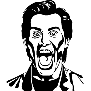 Ambiance-sticker Sticker Portrait Jim Carrey