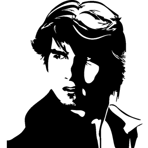 Ambiance-sticker Sticker Portrait Tom Cruise