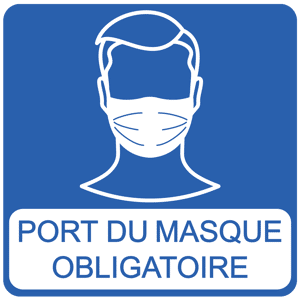 Ambiance-sticker Stickers covid-19 port du masque obligatoire