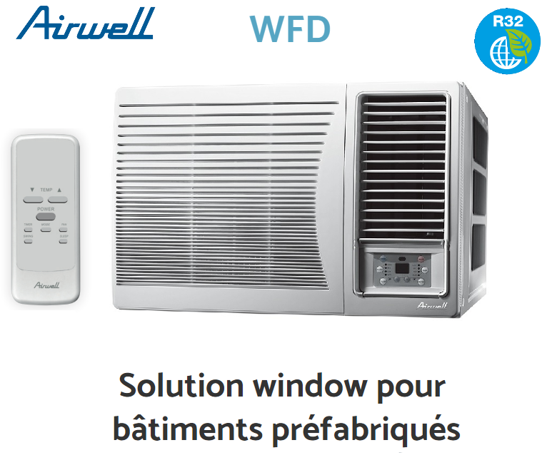 Notice d'utilisation, manuel d'utilisation et mode d'emploi Climatiseur WINDOW WFD009 de Airwell   