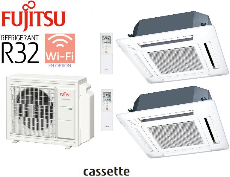 Notice d'utilisation, manuel d'utilisation et mode d'emploi Fujitsu Siemens Bi-Split CASSETTES 600 X 600 AOY71M3-KB + 2 AUY35MI-KV   