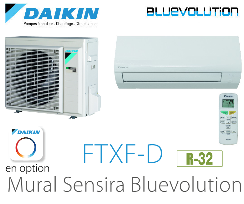 Notice d'utilisation, manuel d'utilisation et mode d'emploi Daikin Sensira FTXF60D - R-32   