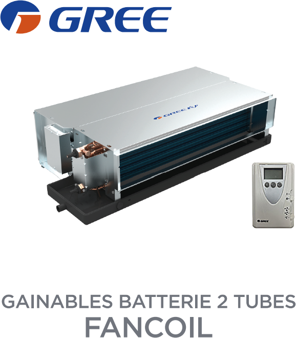 Notice d'utilisation, manuel d'utilisation et mode d'emploi Gainable batterie 2 tubes FANCOIL CDT 54 de Gree   