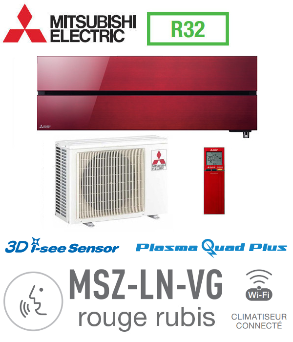 Notice d'utilisation, manuel d'utilisation et mode d'emploi Mitsubishi Design De Luxe MSZ-LN25VGR   