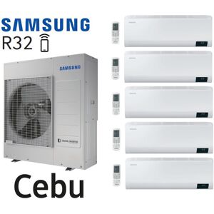 Samsung Cebu 5-Split AJ100TXJ5KG + 4 AR07TXFYAWKN + 1 AR18TXFYAWKNEU