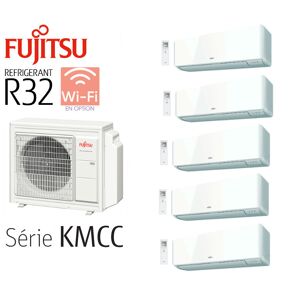 Fujitsu Siemens 5-Split Muraux AOY100M5-KB + 4 ASY25MI-KMCC + 1 ASY35MI-KMCC