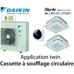 Daikin Ensemble Twin ADVANCE RZASG71MV1 + 2 x FCAG35_P