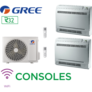 GREE Bi-split CONSOLES FM 21 + 1 FM CNS 9 + 1 FM CNS 12