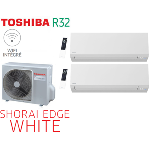 Toshiba SHORAI EDGE WHITE Bi-Split RAS-2M14G3AVG-E + 1 RAS-M05G3KVSG-E + 1 RAS-B10G3KVSG-E