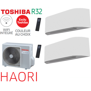 Toshiba HAORI Bi-Split RAS-2M10G3AVG-E + 2 RAS-M07N4KVRG-E