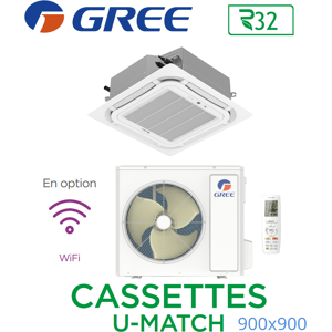 GREE Cassete U-MATCH 900x900 UM CST 42 R32