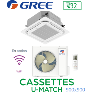 GREE Cassete U-MATCH 900x900 UM CST 48 R32